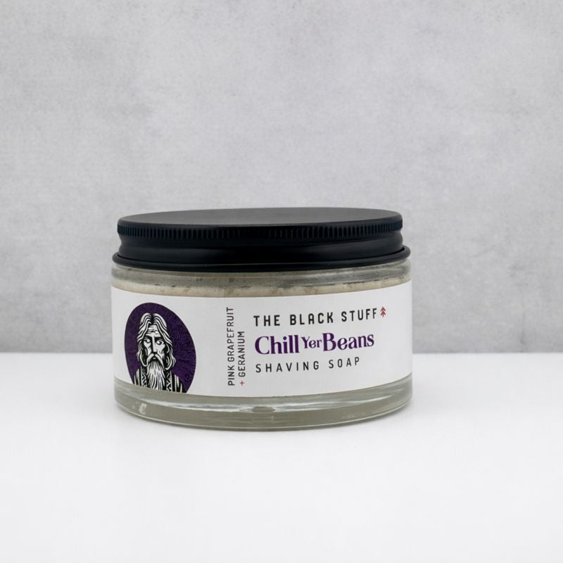 The Black Stuff Chill Yer Beans sapone da barba edizione limitata 155g