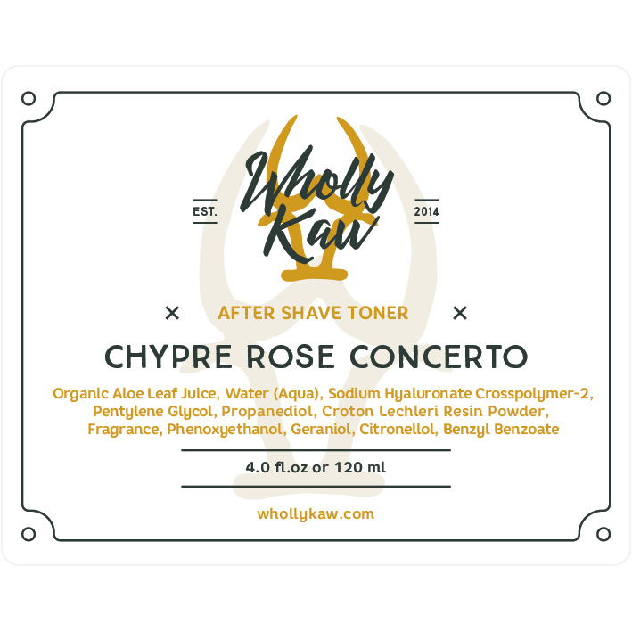 Wholly Kaw Chypre Rose Concerto sapone barba 4 oz sego