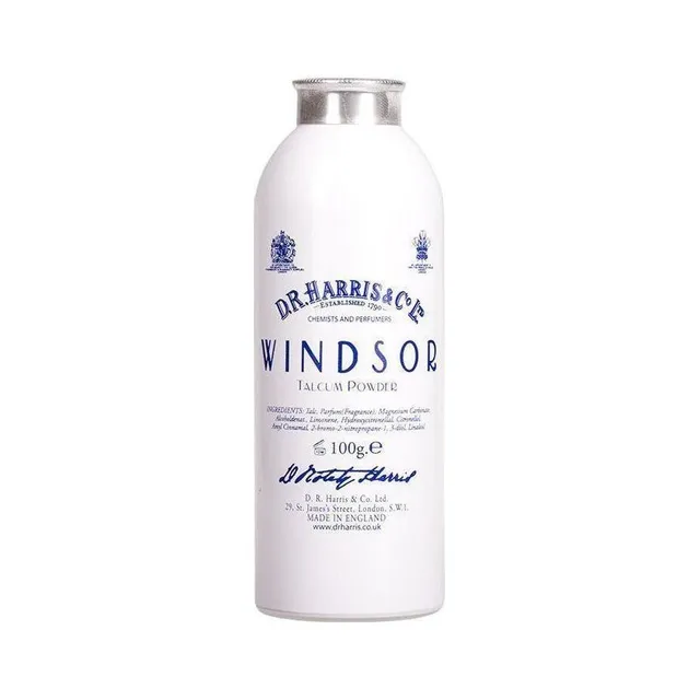 D.R. Harris Windsor Talco Corpo Profumato 100 g Fresco