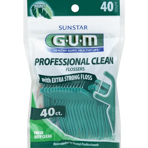 GUM Professional Clean forcelline menta filo resistente