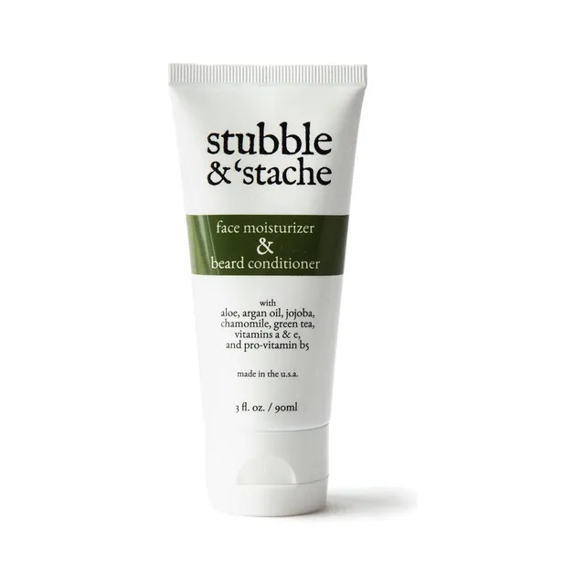 Stubble & Stache balsamo barba e viso 3 oz non profumato