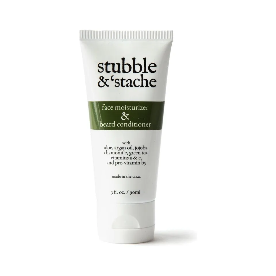 Stubble & Stache balsamo barba e viso 3 oz non profumato