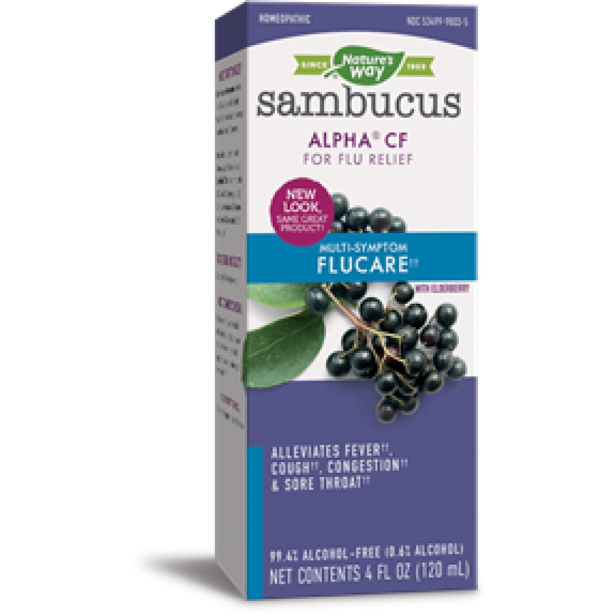 Nature's Way Sambucus Sciroppo Sambuco 4 oz Flu Care