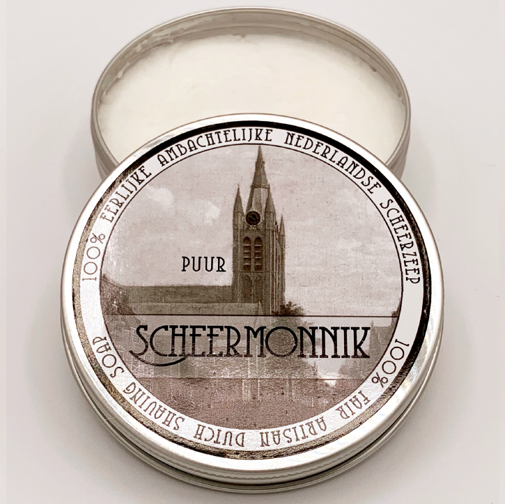 Scheermonnik Scheerzepen Puur Sapone da Barba 75g Neutro