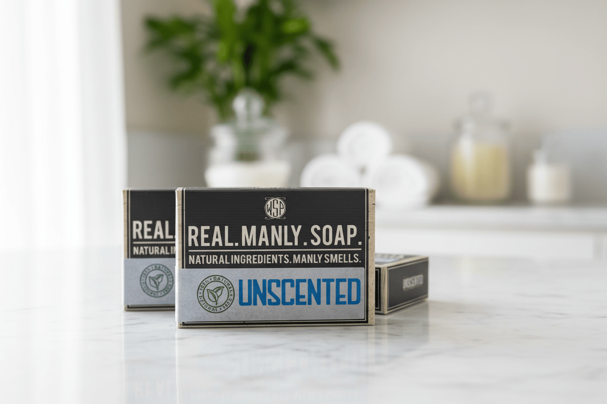 Wet Shaving Products Au Naturel saponetta uomo non profumata singola