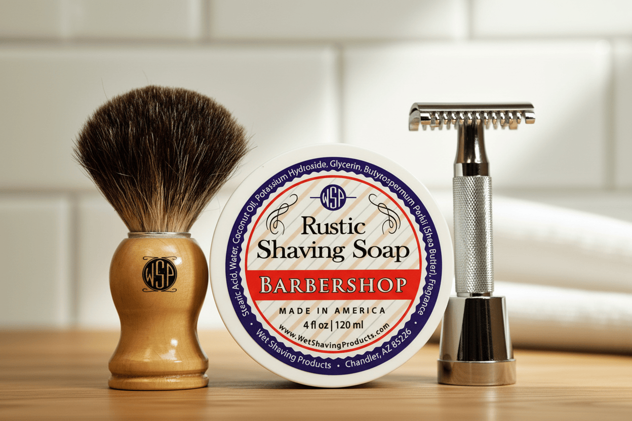 Wet Shaving Products Kits kit rasatura uomo Barbershop completo