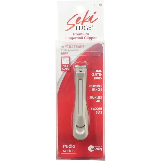 Seki SS-113 tagliaunghie acciaio con lima lama curva
