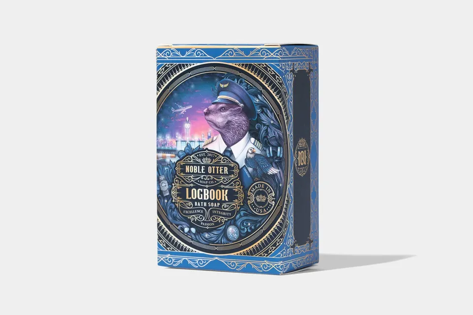 Noble Otter Logbook saponetta corpo fougère legnosa 212 g