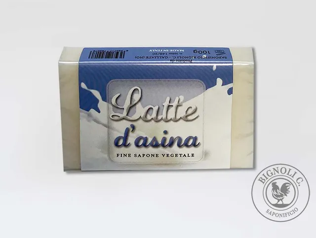 Saponificio Bignoli Latte Asina Saponetta Vegetale 100g Bio