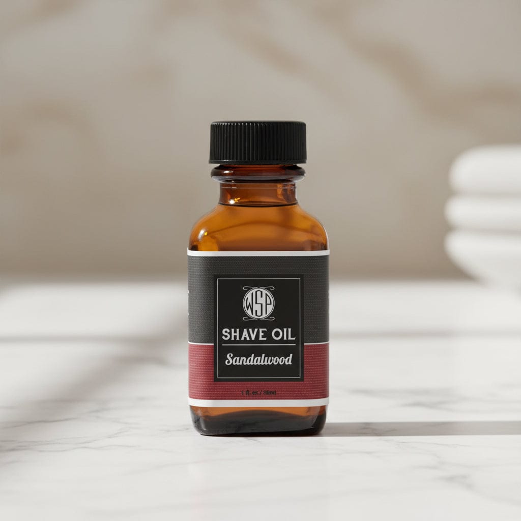 Wet Shaving Products Sandalwood Ultra-Glide olio prebarba 1 oz sandalo