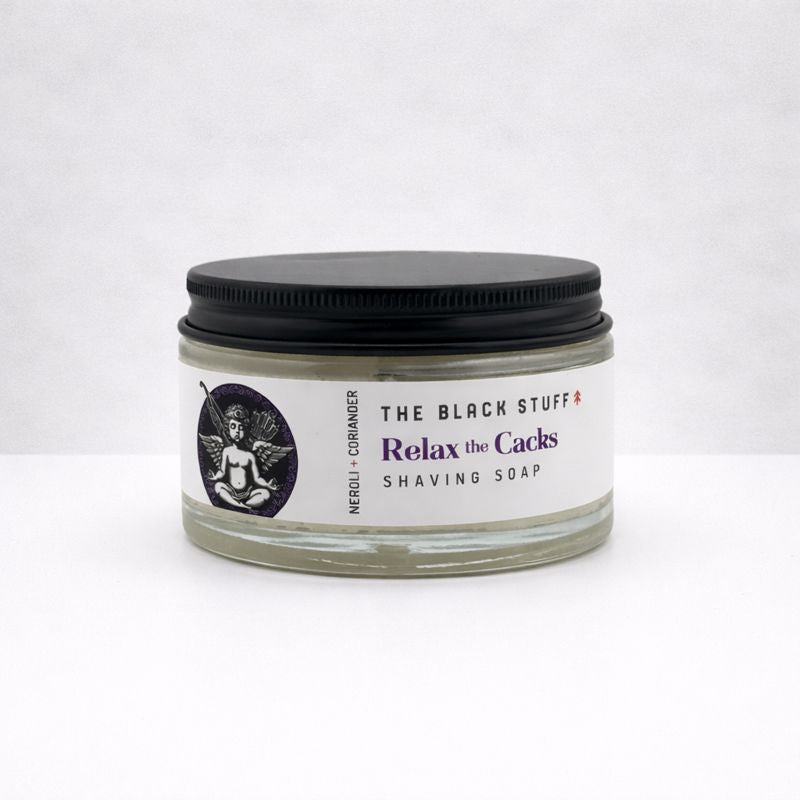The Black Stuff Relax the Cacks sapone da barba 155 g