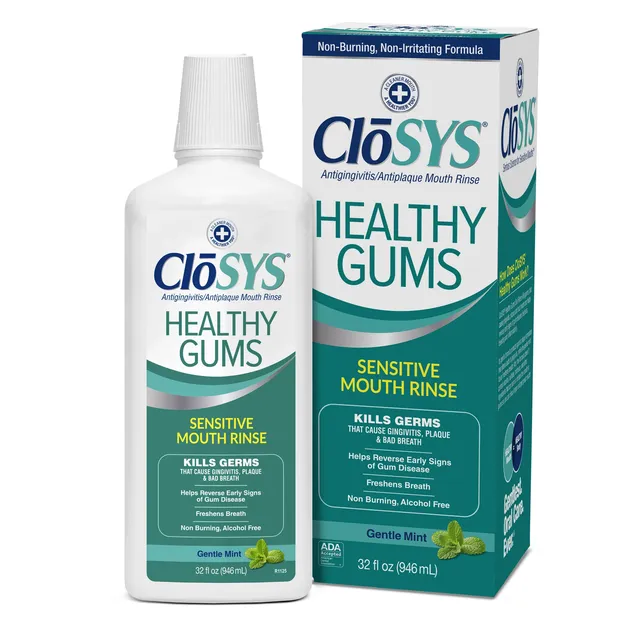 Pasteur Closys Healthy Gums Collutorio 32 oz senza alcol