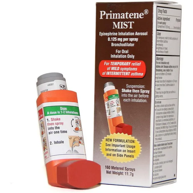 Primatene Mist inalatore asma 0,125 mg 11,7 g 160 erogazioni