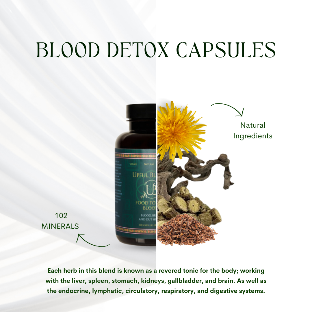 Upful Blends Food for Blood+ Capsule Erbe 100 Pz