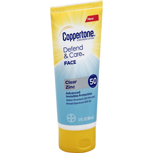 Coppertone Defend & Care Crema Solare Viso SPF50