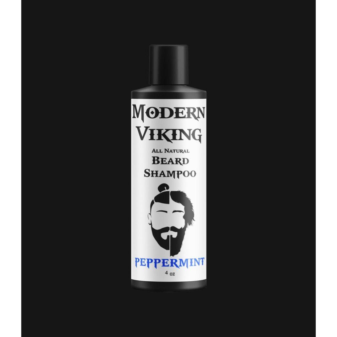 Modern Viking Peppermint shampoo barba 8 oz menta
