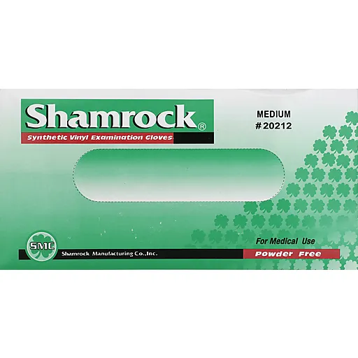 Shamrock guanti vinile senza polvere M monouso