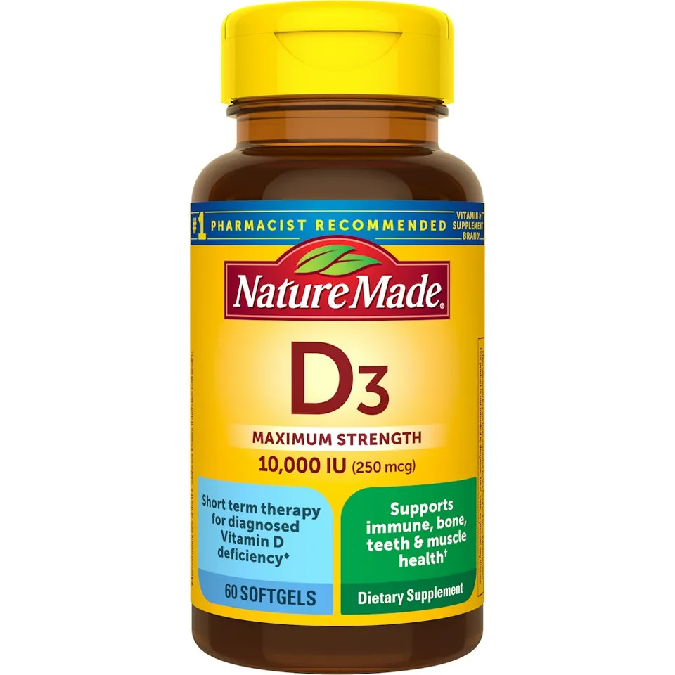 Nature Made Vitamina D3 10000 UI softgel alta dose
