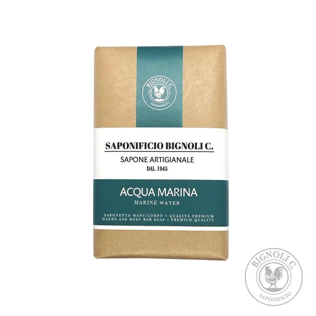 Saponificio Bignoli Acqua Marina Saponetta Vegetale 150g Fresca