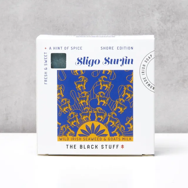 The Black Stuff Sligo Surfin sapone scrub citronella alghe 150 g