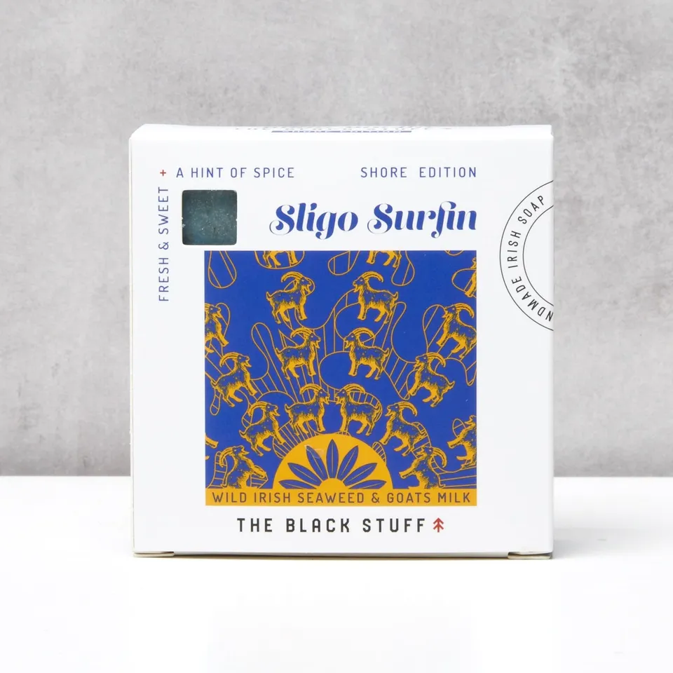 The Black Stuff Sligo Surfin sapone scrub citronella alghe 150 g