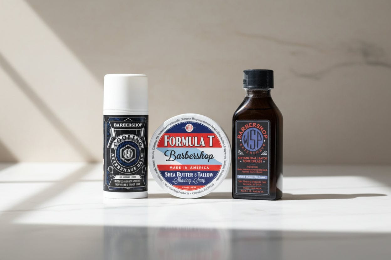 Wet Shaving Products Barbershop Formula T sapone da barba sego disco
