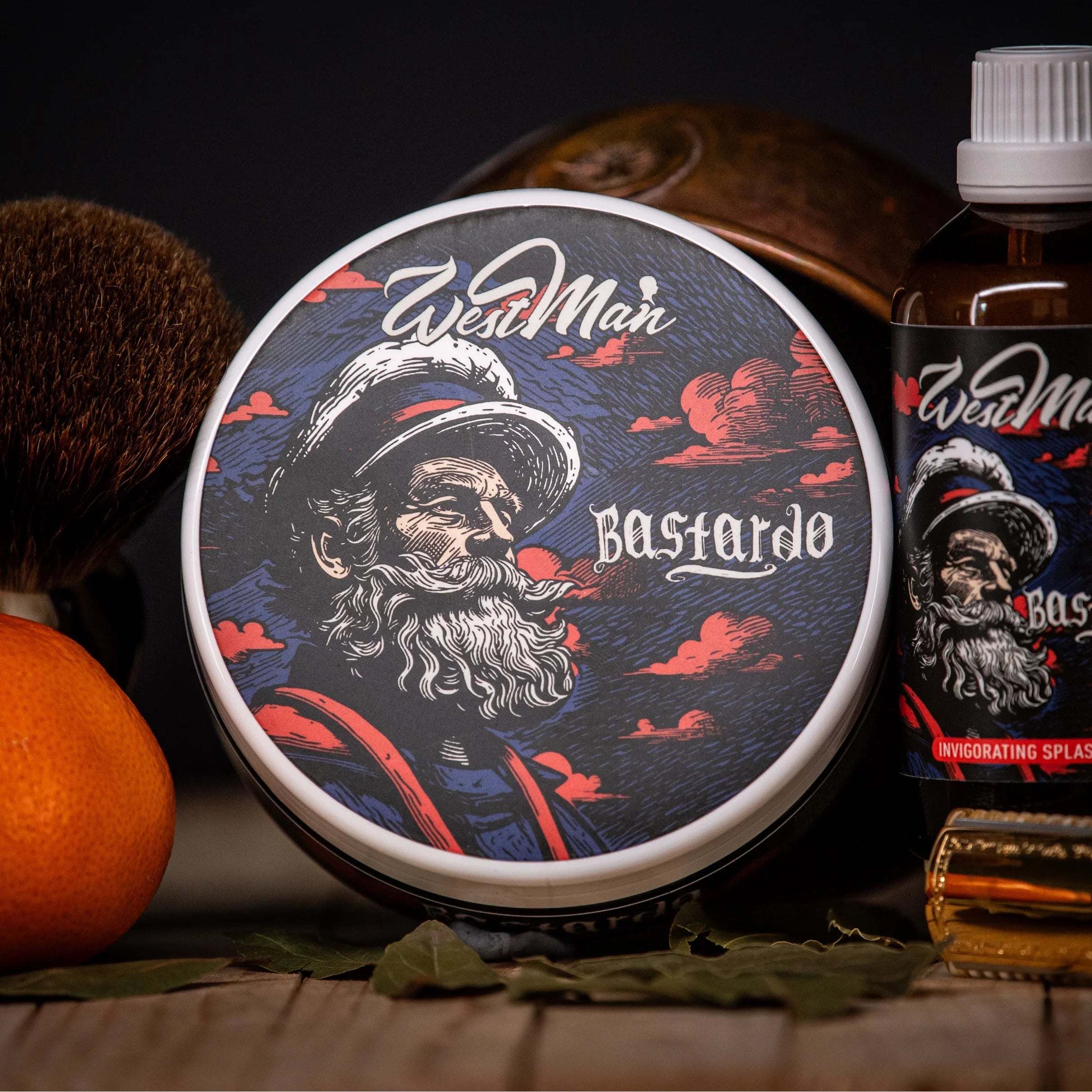 Westman Nirvana Bastardo sapone da barba 120g bay rum