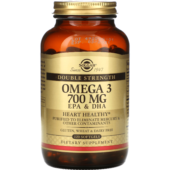 Solgar Omega-3 Double Strength 700mg 120 perle EPA DHA