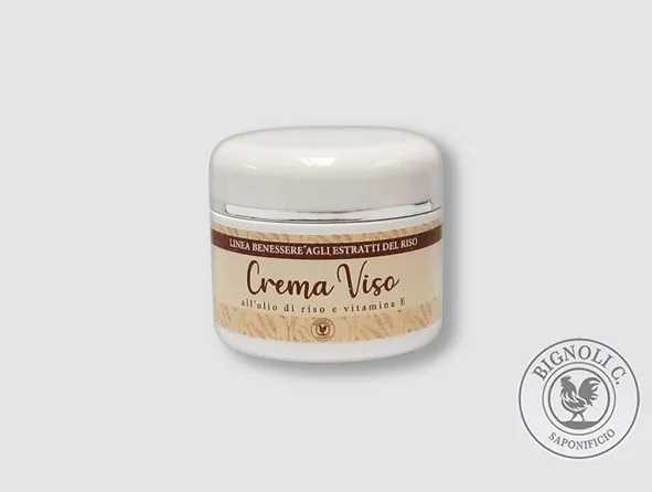 Saponificio Bignoli Riso Crema Viso Olio di Riso 50 ml Idratante