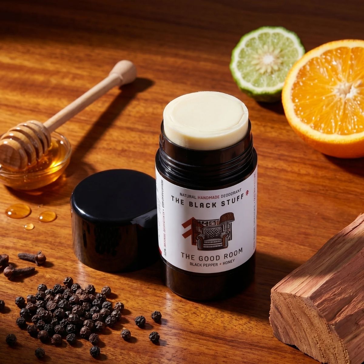 The Black Stuff The Good Room deodorante uomo cedro e pepe nero