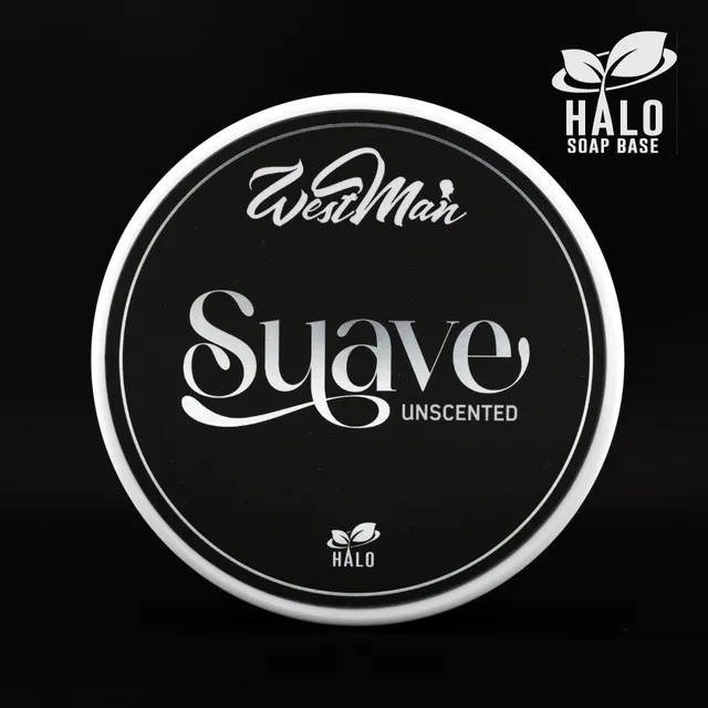 Westman Shaving Halo Suave sapone da barba senza profumo 120g