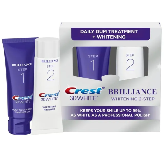 Crest 3D White Dentifricio Sbiancante Kit 2 Pezzi