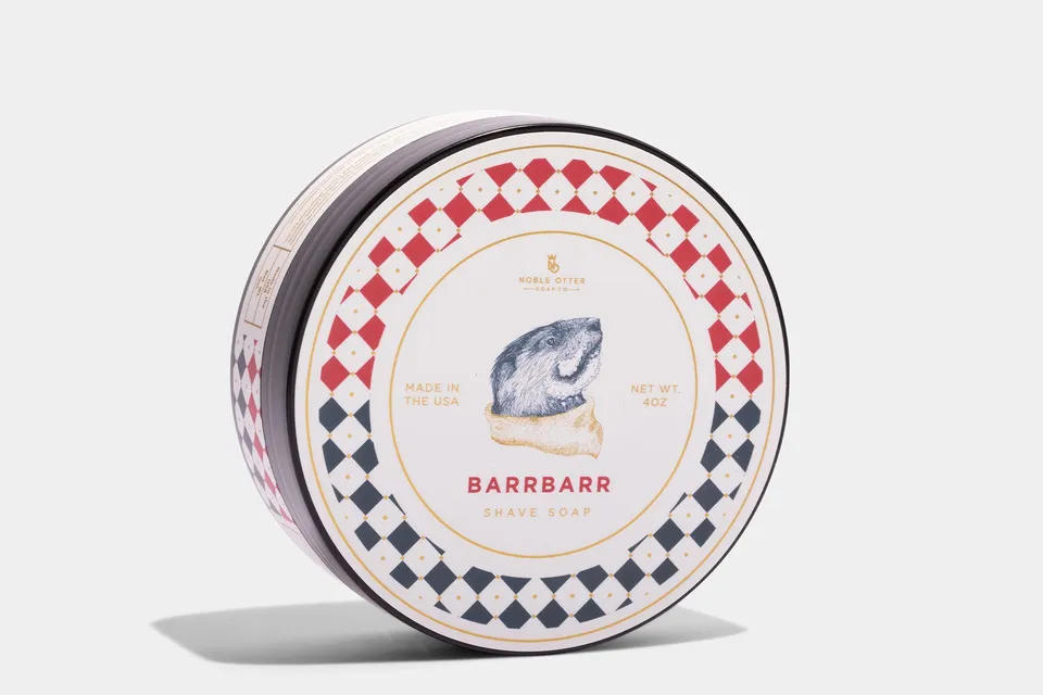 Noble Otter BarrBarr sapone da barba barbershop 4 oz