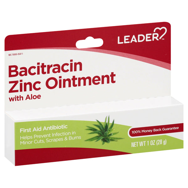 LEADER Bacitracin Zinc unguento antibiotico 28 g 500 U