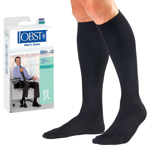 Jobst Dress gambaletti compressivi uomo 8-15 blu M