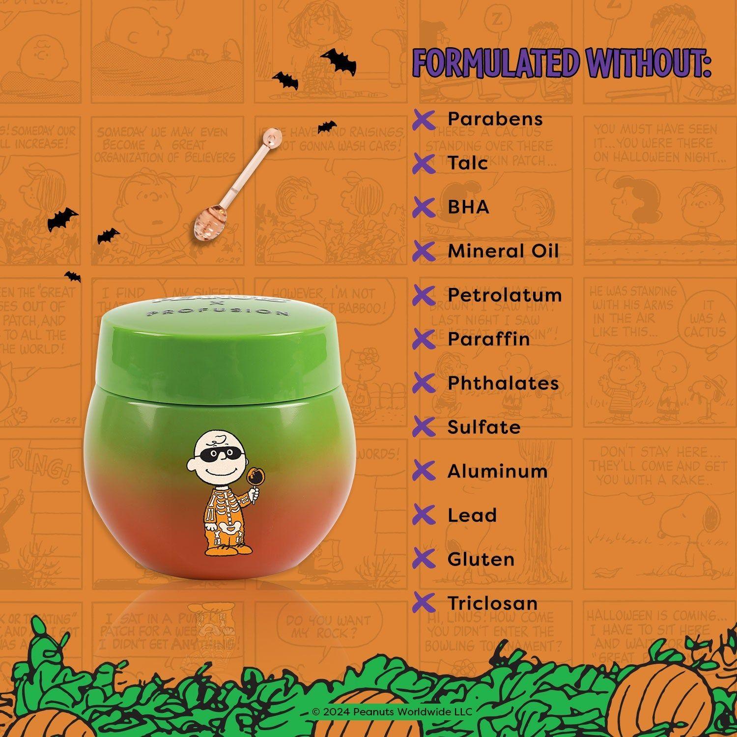 Profusion Peanuts Apple Bobbing maschera labbra notte mela