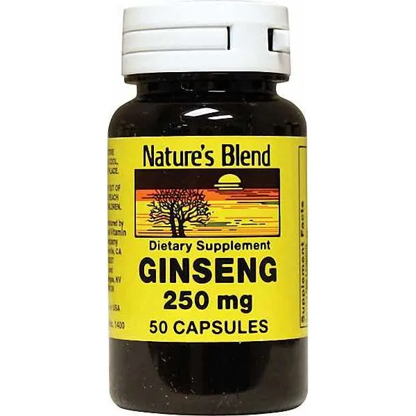 Nature's Blend Ginseng integratore 50 capsule 250 mg