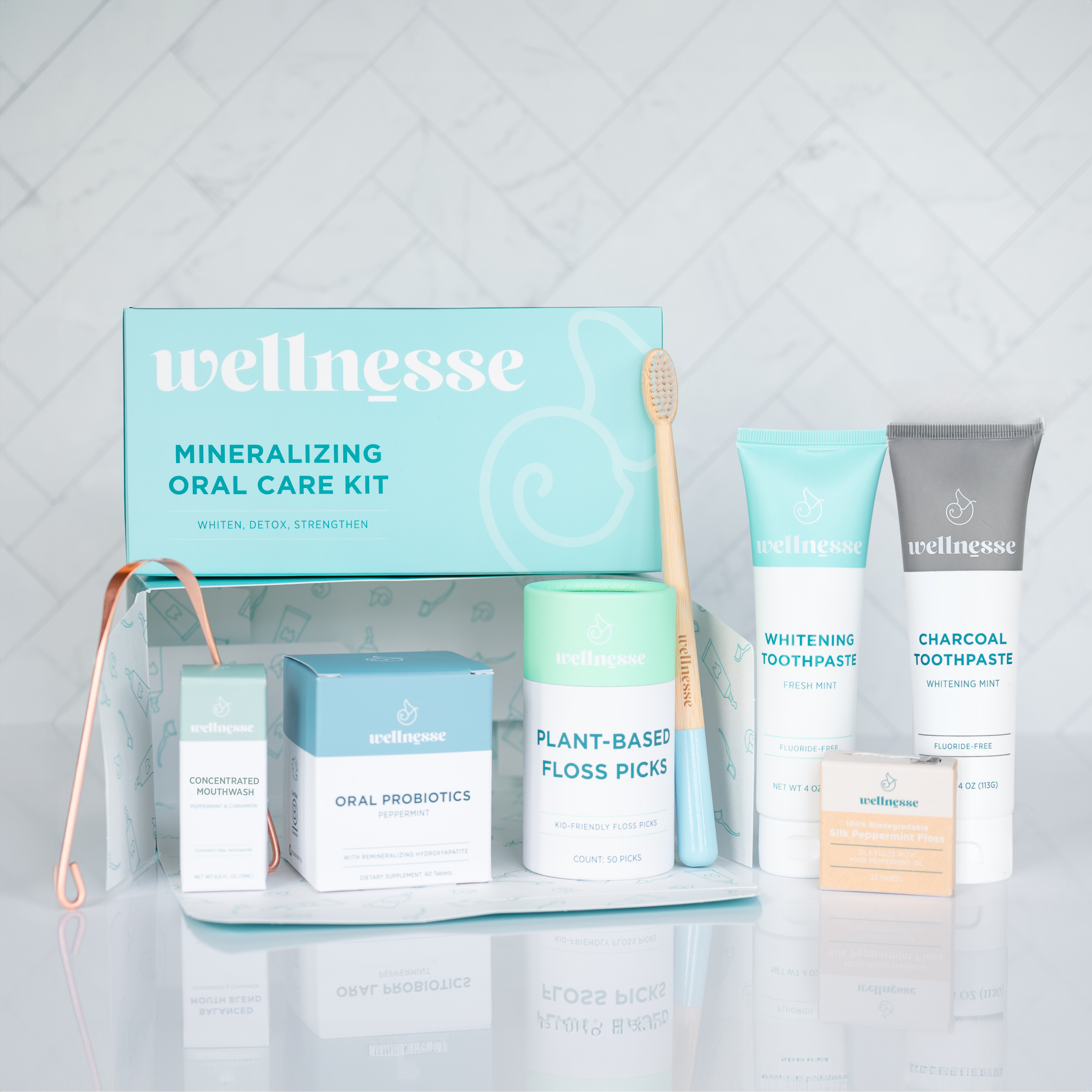 Wellnesse Mineralizing Kit Igiene Orale Completo