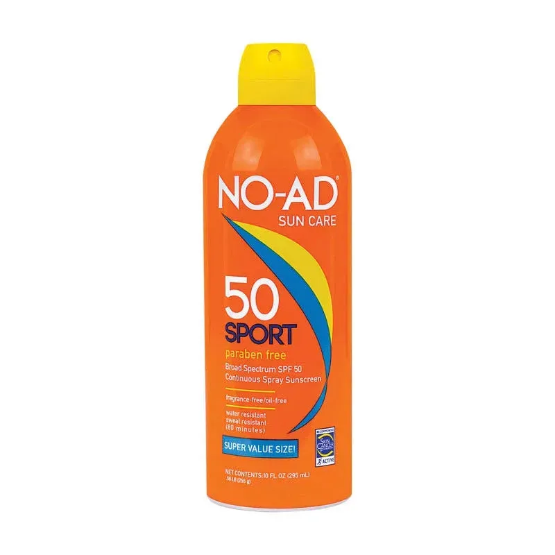 NO-AD Sport Spray Solare SPF 50 senza profumo