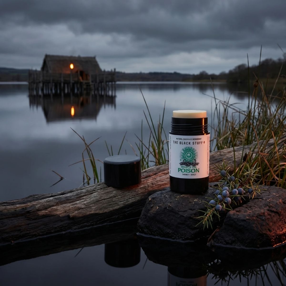 The Black Stuff What's Yer Poison Deodorante Uomo Vetiver Menta Edizione