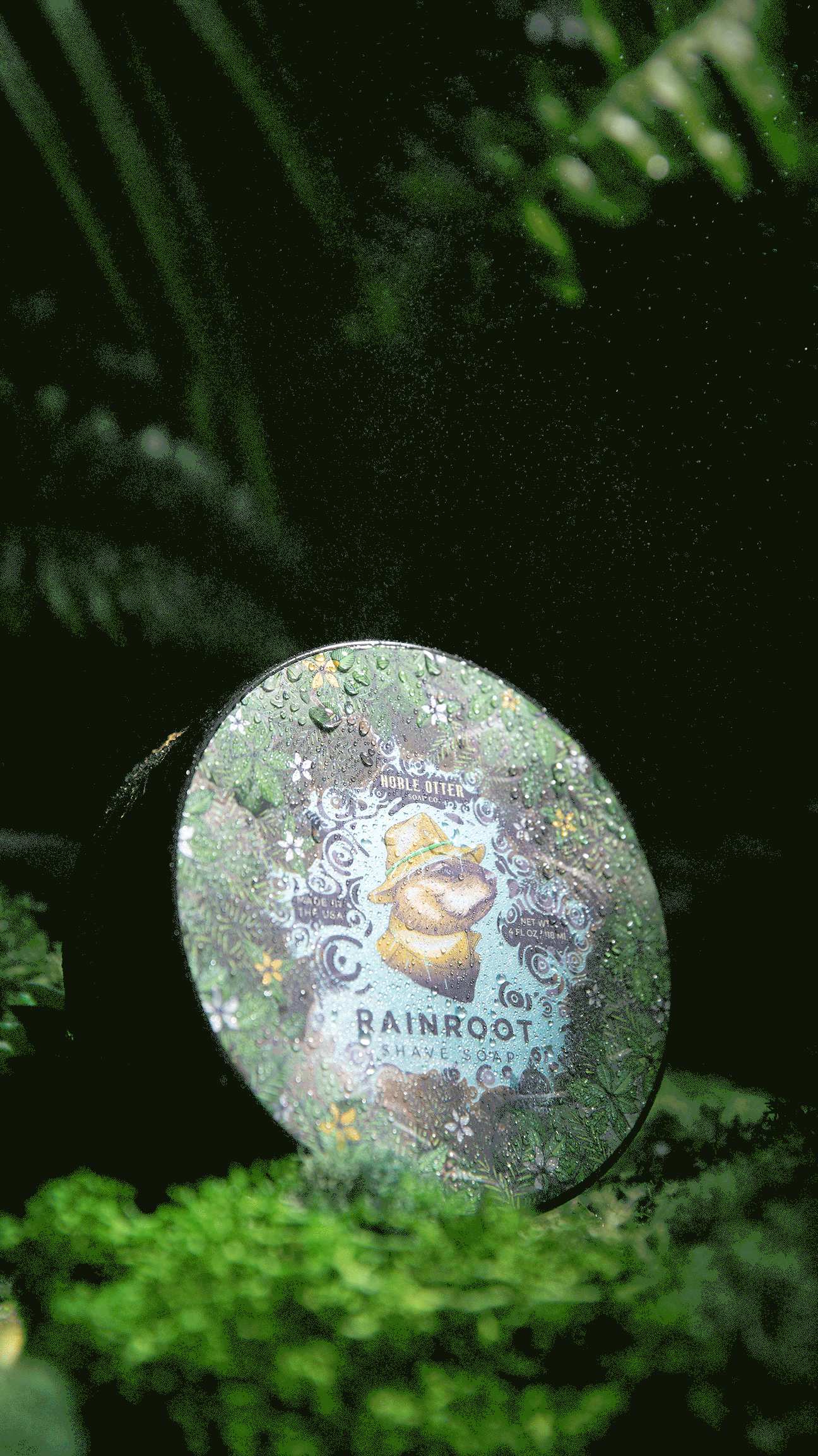 Noble Otter Rainroot Sapone da Barba 4 oz Bergamotto Tea Tree