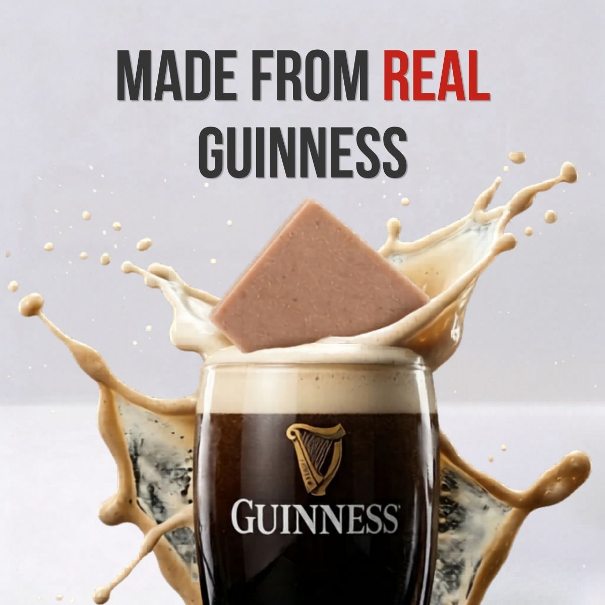 The Black Stuff Black Stout saponetta uomo miele e cedro
