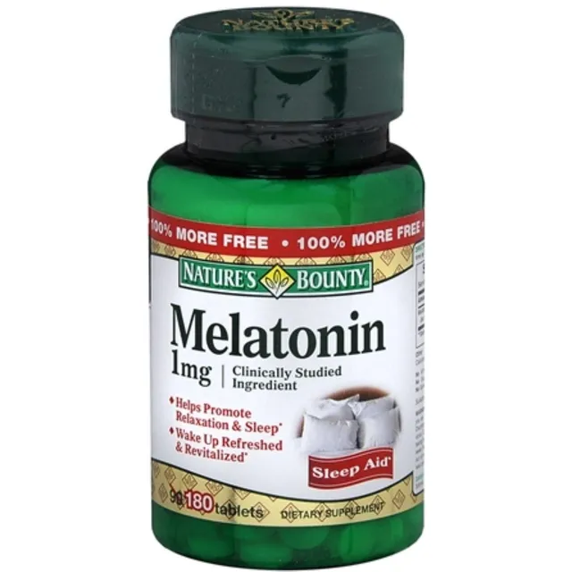 Nature's Bounty melatonina 1 mg compresse sonno