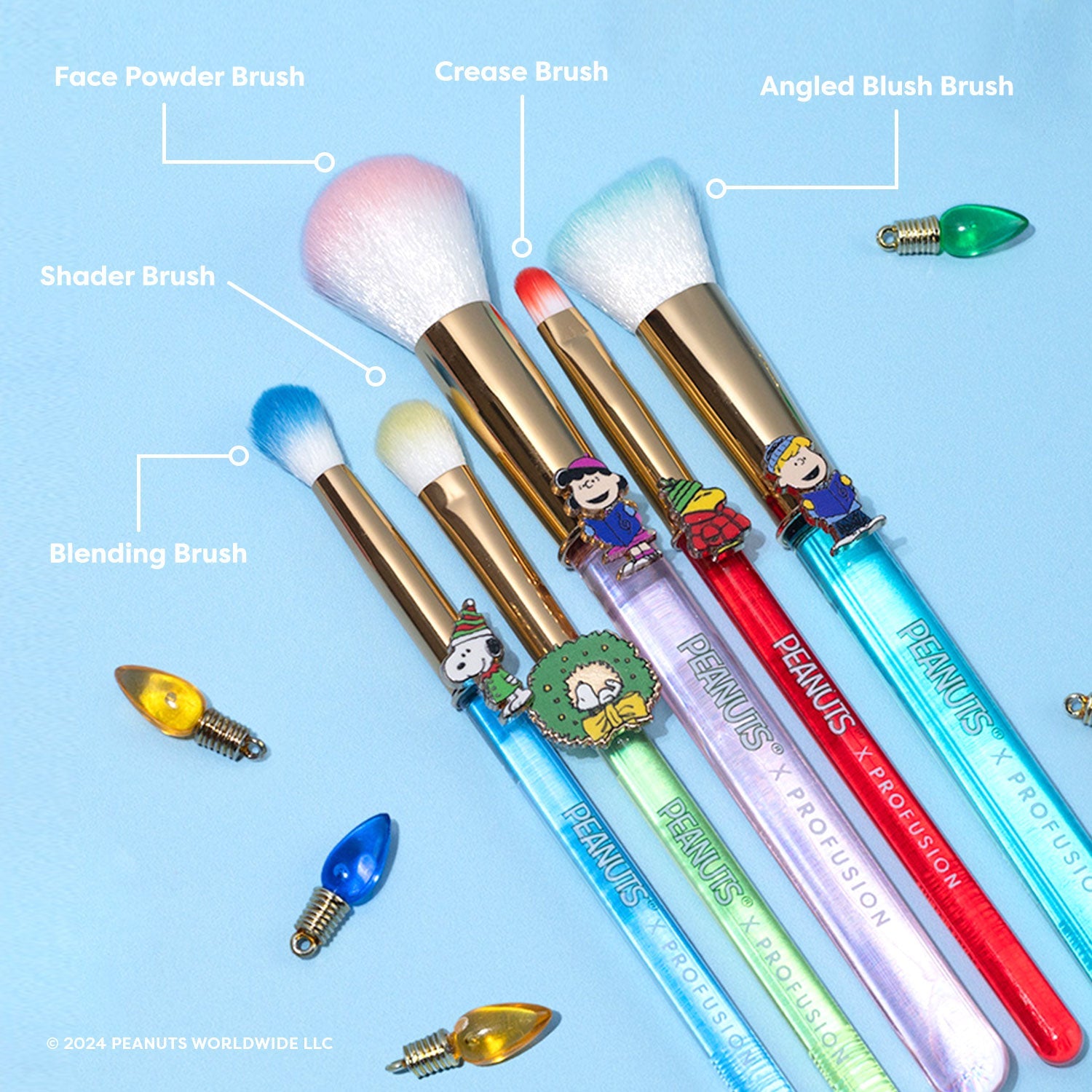 Profusion Peanuts Merry & Bright Set Pennelli Trucco con Astuccio