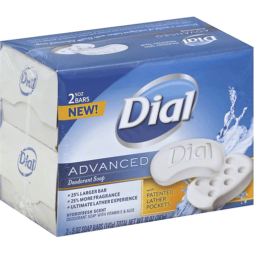 Dial Advanced saponetta Hydrofresh 2x142 g aloe