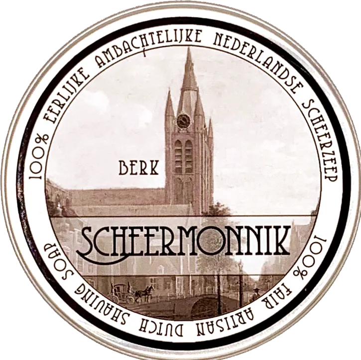 Scheermonnik Scheerzepen Berk Sapone da Barba 75g Sandalo