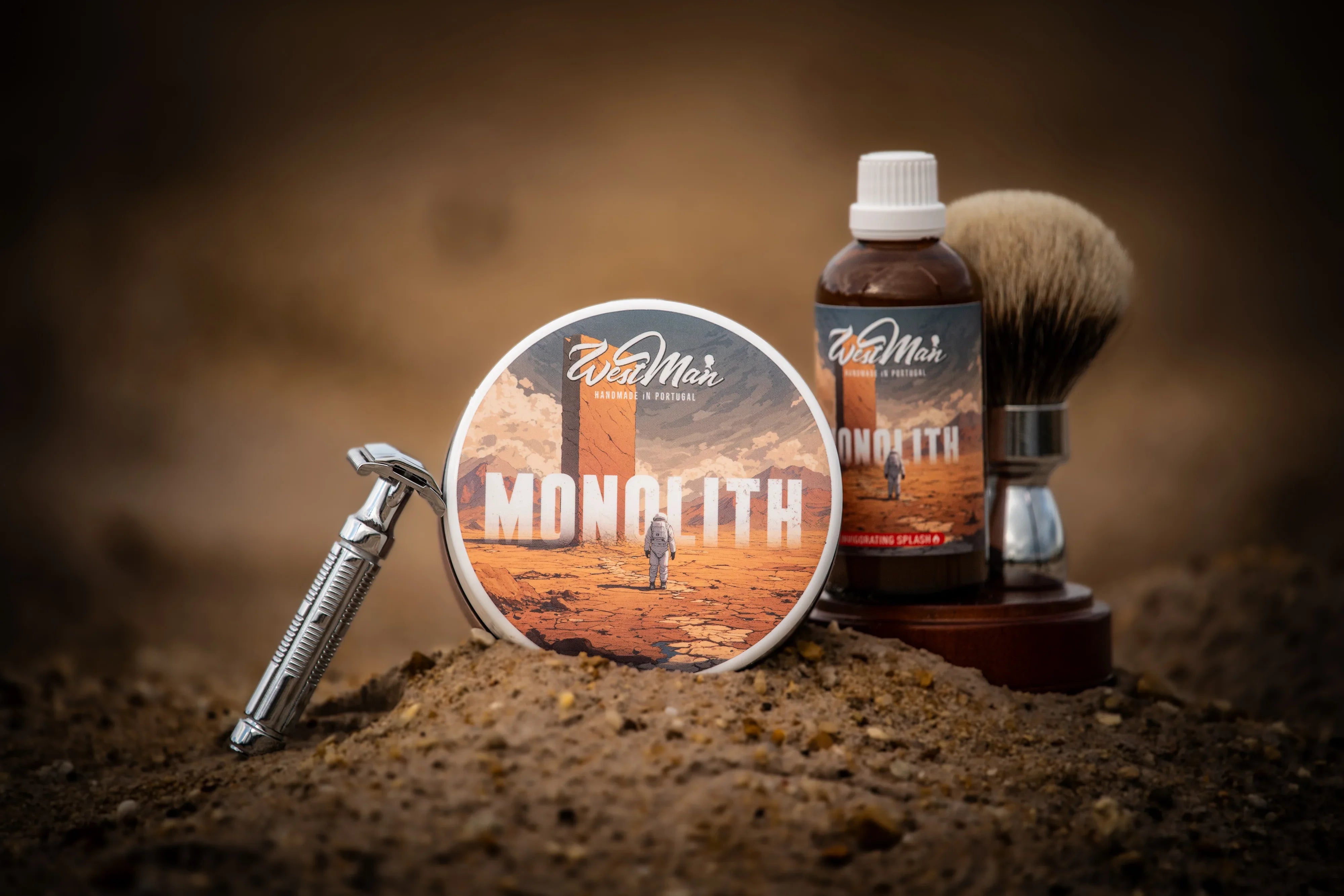 Westman Halo Monolith sapone da barba 120g balsamo abete