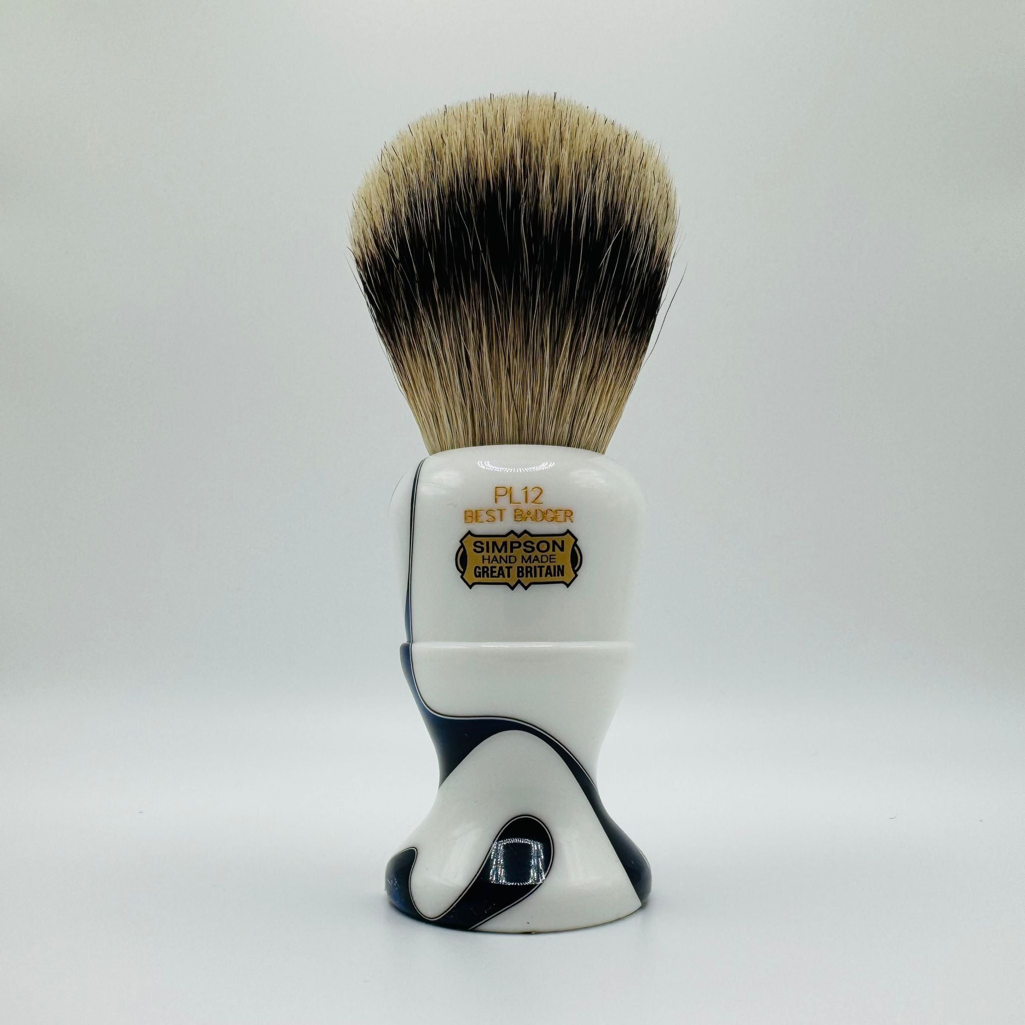Simpson Polo 12 Best Badger pennello barba Sapphire Candy