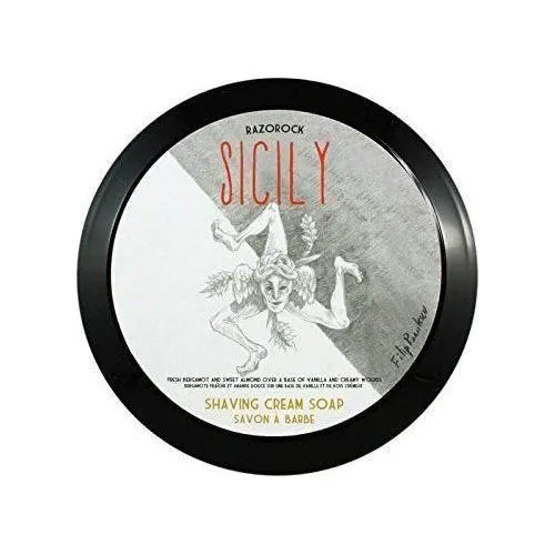 RazoRock Sicily sapone da barba 5 oz agrumi e mandorla