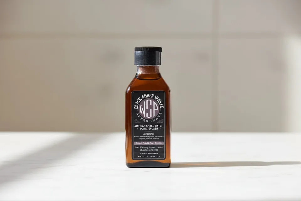 Wet Shaving Products Black Amber dopobarba splash ambra 100 ml